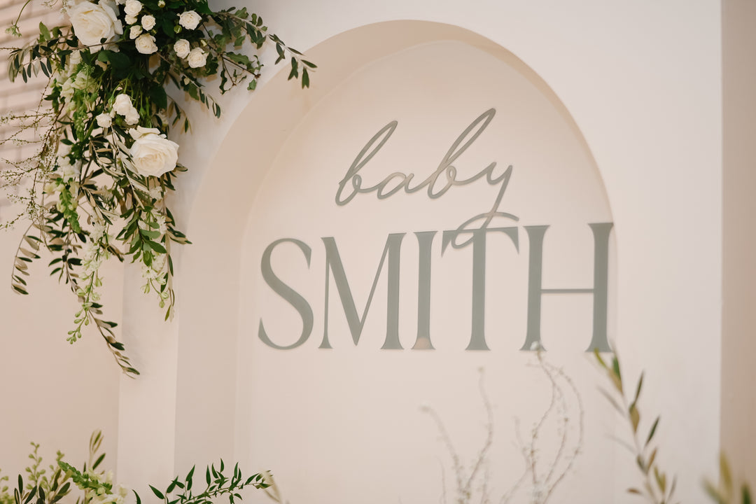 Baby Shower Backdrop Signage